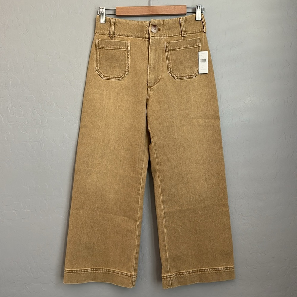 Maeve by Anthropologie The Colette Denim Cropped Wide-Leg Jeans - Picture 6 of 10